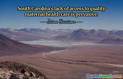 South Carolina's lack of access to quality maternal health care is pervasive.