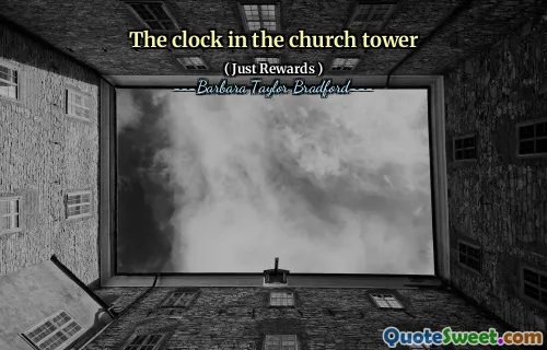 The clock in the church tower