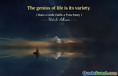 Livets geni er dets variasjon.