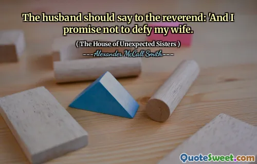 Soțul ar trebui să -i spună reverendului: „Și promit să nu -mi sfidez soția.