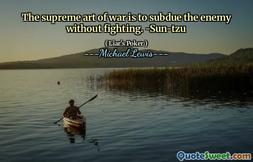The supreme art of war is to subdue the enemy without fighting. -Sun-tzu