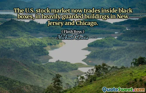 Rynek akcji w USA handluje teraz w czarnych skrzynkach, w mocno strzeżonych budynkach w New Jersey i Chicago.