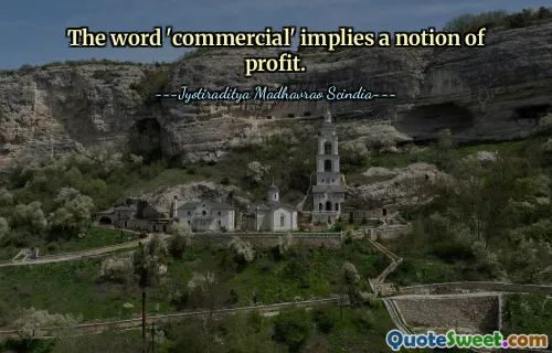The word 'commercial' implies a notion of profit.