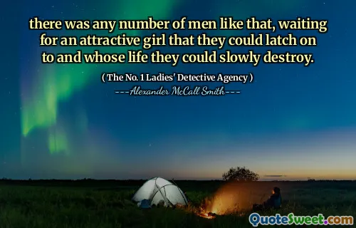 有很多这样的男人，等待一个可以锁定的有吸引力的女孩，他们的生活可以慢慢摧毁。