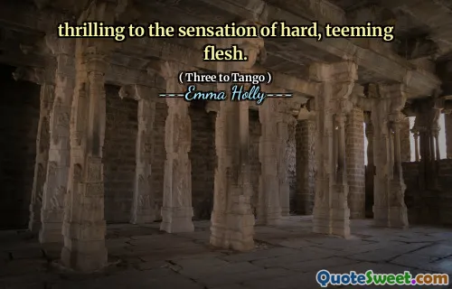 Emozionante alla sensazione di carne dura e brulicante.