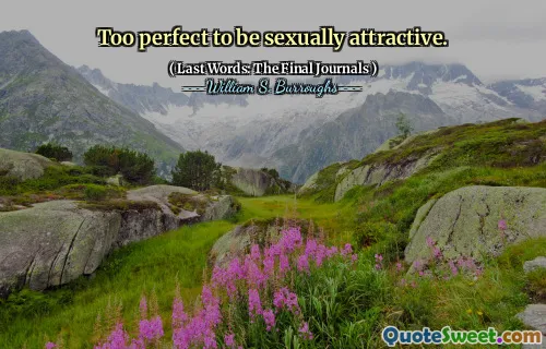 太完美了，无法性吸引力。