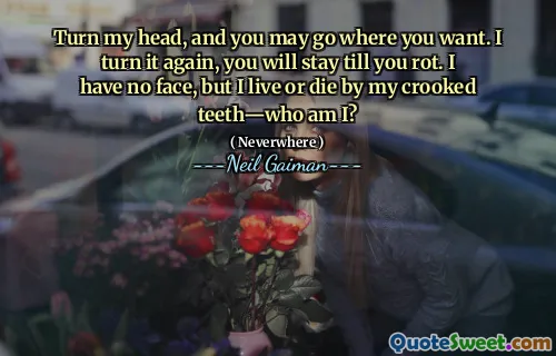 Turn my head, and you may go where you want. I turn it again, you will stay till you rot. I have no face, but I live or die by my crooked teeth—who am I?