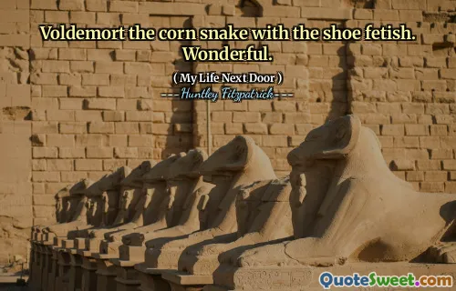 Voldemort the corn snake with the shoe fetish. Wonderful.