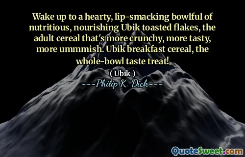 醒来时，醒着一碗丰盛的营养，滋养的Ubik烤片，这是成人谷物，这种谷物更脆，更美味，更美味。 UBIK早餐谷物，全牛味味道！