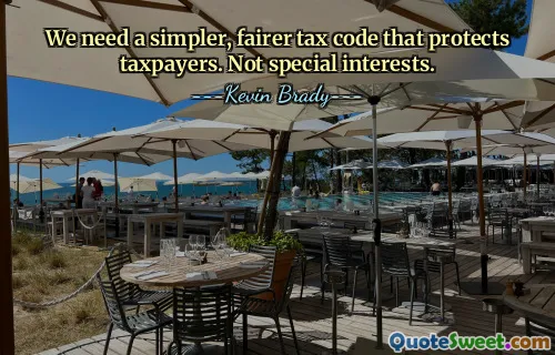 We need a simpler, fairer tax code that protects taxpayers. Not special interests.