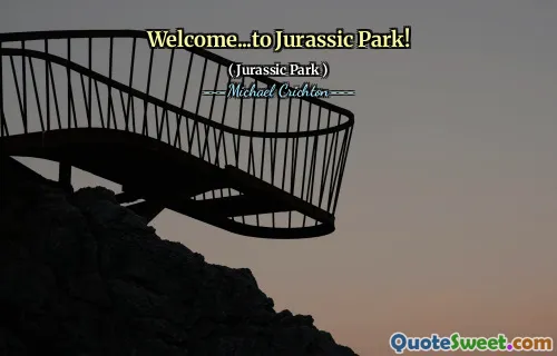 환영합니다 ... Jurassic Park에!