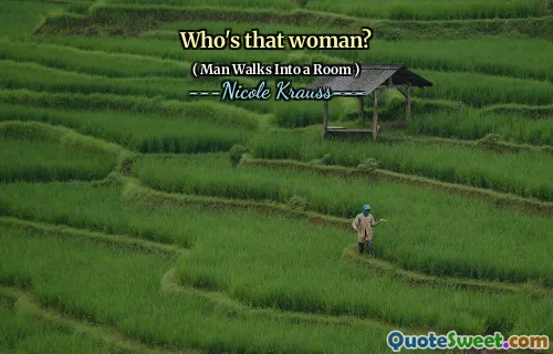 Who's that woman?