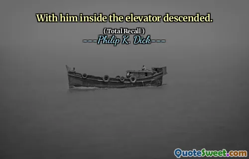 Med honom inuti hissen härstammade.