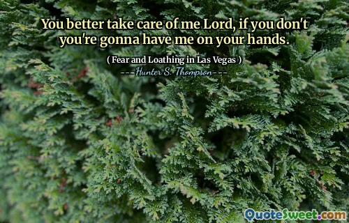 你最好照顾我主，如果你不这样做，你会把我拿到手上。