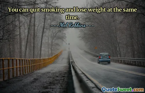 Můžete přestat kouřit a zároveň zhubnout.