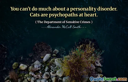 Non puoi fare molto su un disturbo della personalità. I gatti sono psicopatici nel cuore.