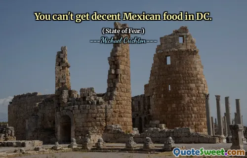 V DC nemůžete získat slušné mexické jídlo.